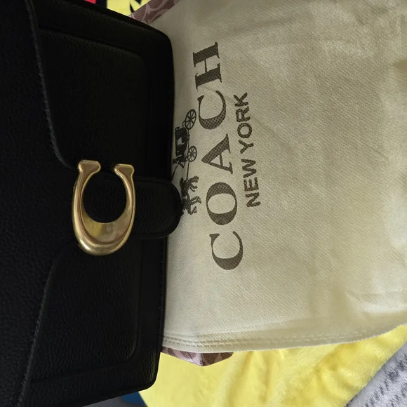 Black Leather Shoulder Bag - Picture 3 of 6